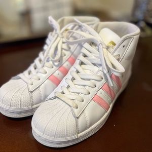 Size 6 Adidas Pro Model J HighTop Sneakers